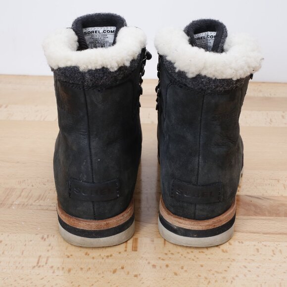 Sorel Sneak Chic Alpine Holiday Shearling Waterproof Cold-Weather Boots 5.5 - Picture 6 of 11
